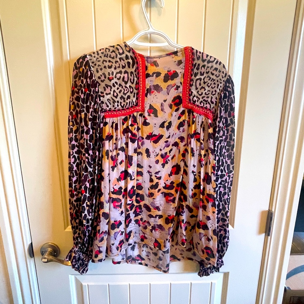 Anthro Favorite LS blouse